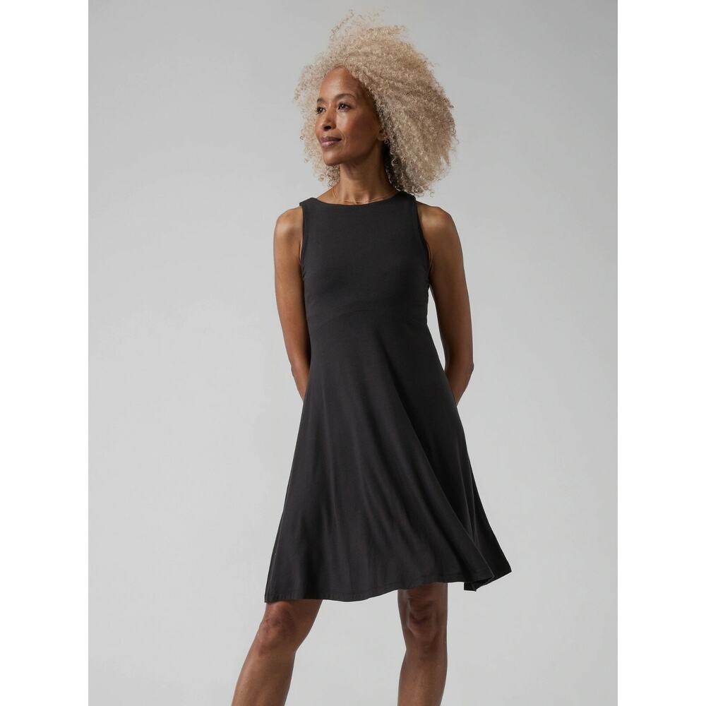 Athleta Santorini Thera Dress- Small- Black
